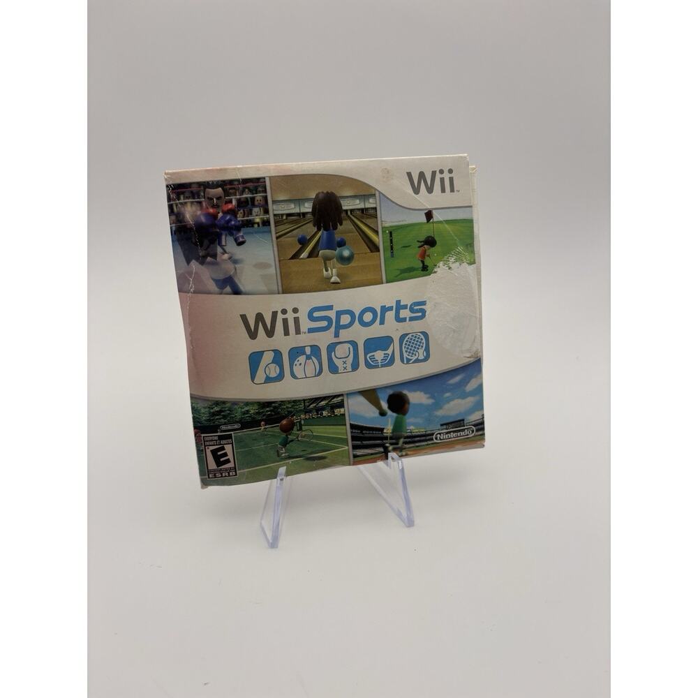 Nintendo Wii 2006 Sports Game W/ Cardboard Sleeve Tested Working Minor Scratches
